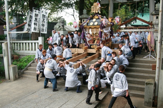 大神輿宮出しの大役